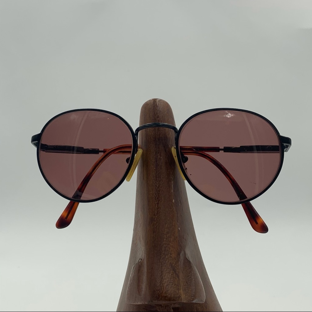 Vintage Marcolin Black Oval Sunglasses Frames